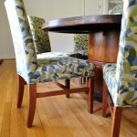 Best Adventures In Painting An Upholstered Chair (Yes Painting It!) patterned parsons chairs