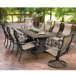Best Agio International Panorama 9 Pc. Patio Dining Set - Sears agio outdoor patio furniture
