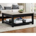 Best Ameriwood Home Carver Coffee Table square living room table