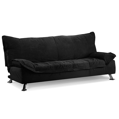 Best Atherton Home Soho Convertible Futon Sofa Bed and Lounger, Black convertible futon sofa bed