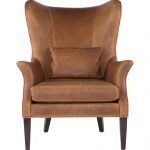 Best Clinton Modern Wingback Italian Leather Chair with Nailheads - |  Rejuvenation modern wingback chair