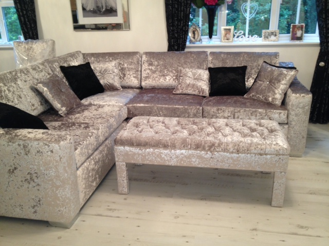 Best crushed velvet sofa in living room - Google Search luxury velvet sofas