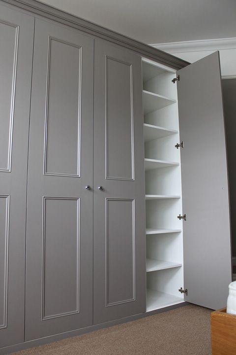 Best Customise the doors of fitted wardrobes. Make them seem as though they have bespoke built in wardrobes