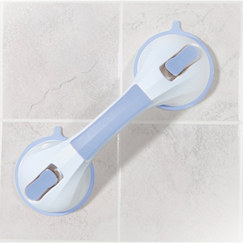 Best Drive Medical Suction Cup Handle Grab Bar in White suction cup bathroom grab bars