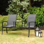 Best Havana Duo Companion Garden Love Seat By Suntime Black Or Bronze Free garden love seat