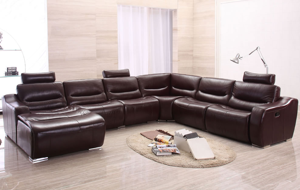 Best Large Modern U Shape Reclining Sectional Sofa u shaped sectional sofa