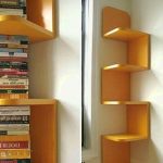 Best modern corner bookcase modern corner bookshelf