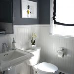 Best navy bathroom with beadboard - Google Search white beadboard bathroom