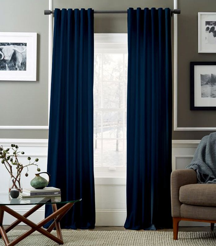 Best Navy blue curtains in living room navy blue curtains