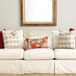 Best Spicy orange throw pillows on a sofa accent pillows for sofa