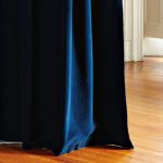 Best Velvet Grommet Curtain - Regal Blue | west elm blue velvet curtains
