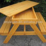 Best Wooden Picnic Table and Bench with Sandpit / Outdoor Table u0026 Chairs / kids wooden garden furniture
