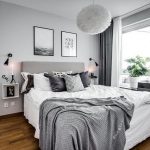 Compact What a stunning bedroom! Beautifully styled by @stylingbolaget @henriknero  . #bedroom # black gray and white bedrooms