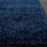 Popular Deep Blue Shag Rug | Little Crown Interiors blue shag rug