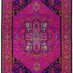 Pictures of Traditional Oriental Rug, Machine Woven Pink Navy Polypropylene Runner  Option bright persian rug
