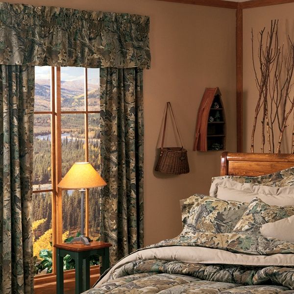 Amazing camouflage house decor | Realtree Advantage Camo Window Curtain | camouflage  decor camo window curtains