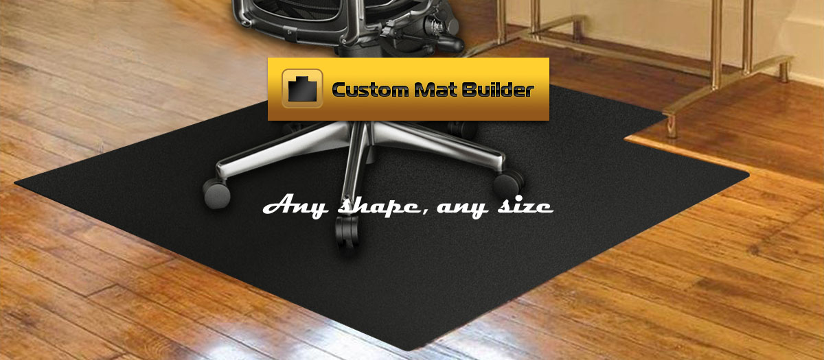 Luxury Custom Chair Mats carpet chair mats for hardwood floors