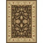 Master Central Oriental Persian Radiance Amelia Brown / Wheat Oriental Rug - central oriental rugs