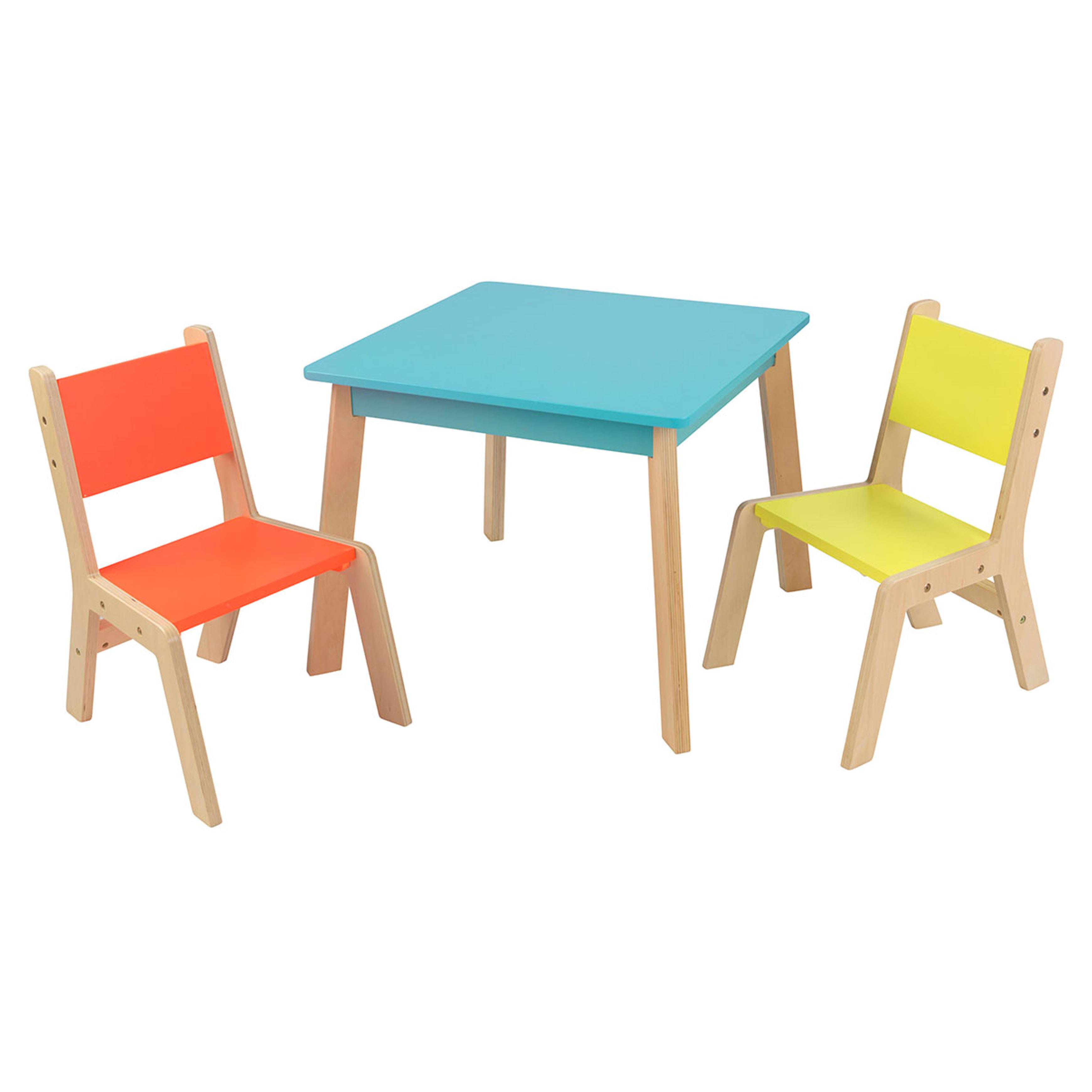 Chic $50-$100 wooden toddler table and chairs