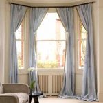 Chic 9 Creative Decorating Ideas For Bay Windows kitchen bay window curtains