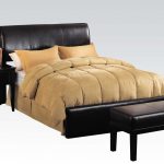 Chic Amazon.com - Home Life Bicast Leather Headboard and Footboard, Queen, Black leather queen headboard