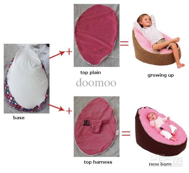 Chic An amazing bean bag that guarantees total comfort both to tiny babies as sofa bed for baby