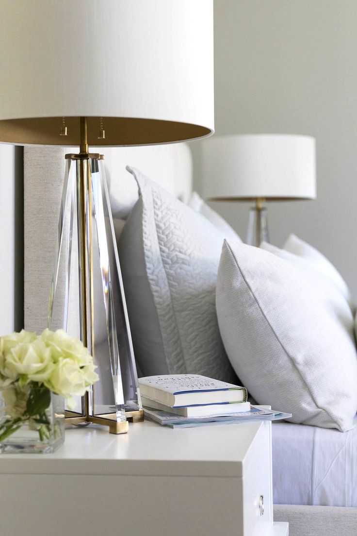 Chic Atherton - contemporary - Bedroom - San Francisco - Mead Quin Design nightstand lamps for bedroom