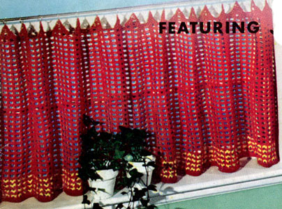 Chic Cafe Curtain Pattern crochet cafe curtains