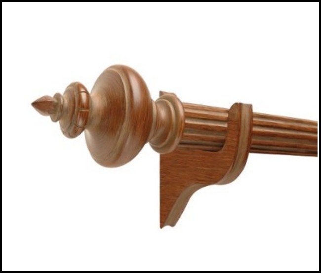 Chic Decorative Wooden Curtain Rods For goodly Decorative Wood Curtain Rod  Bracketshome decorative wooden curtain rods