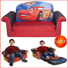 Chic Disney Car 2in1 Flip Sofa Bed Kids Toddler Boy Sleeper Furniture Reclining sofa bed for baby