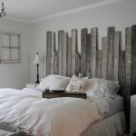 Chic DIY Rustic Headboard For Your Master Bedroom bed headboard ideas