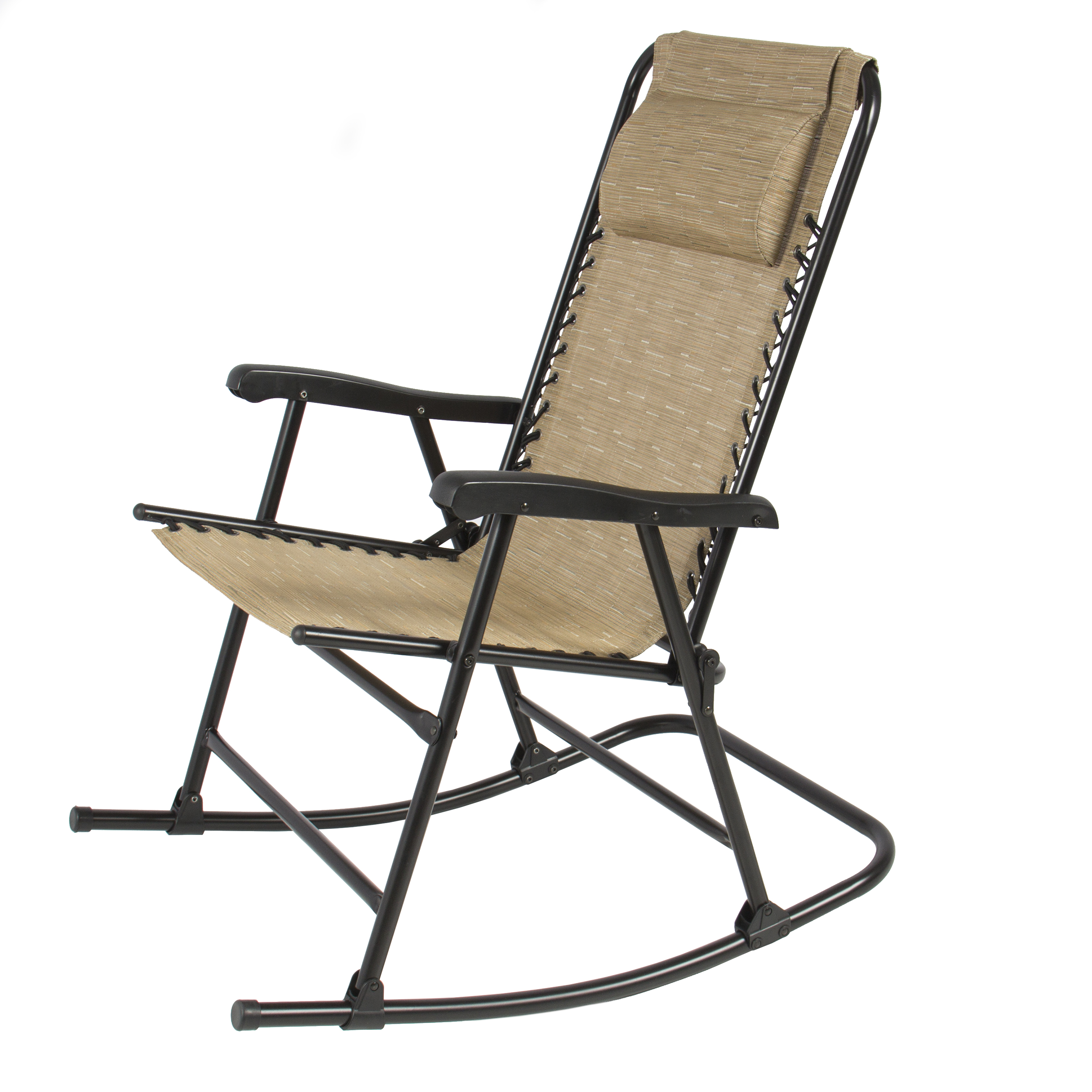 Chic Folding Rocking Chair Foldable Rocker Outdoor Patio Furniture Beige -  Walmart.com folding rocking chair