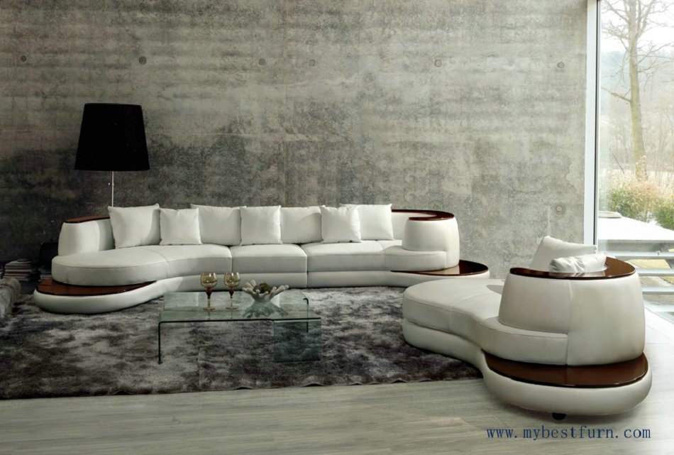 Chic Free Shipping Luxury Villa Sofa Set, Sofa and longue furniture set, luxury model l shape sofa set models