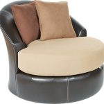 Chic Gregory Beige Small Swivel Chair small swivel armchair