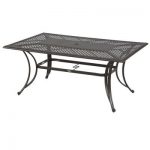 Chic Hampton Bay Fall River Rectangular Patio Dining Table-DY11034-TT - The Home rectangle patio table