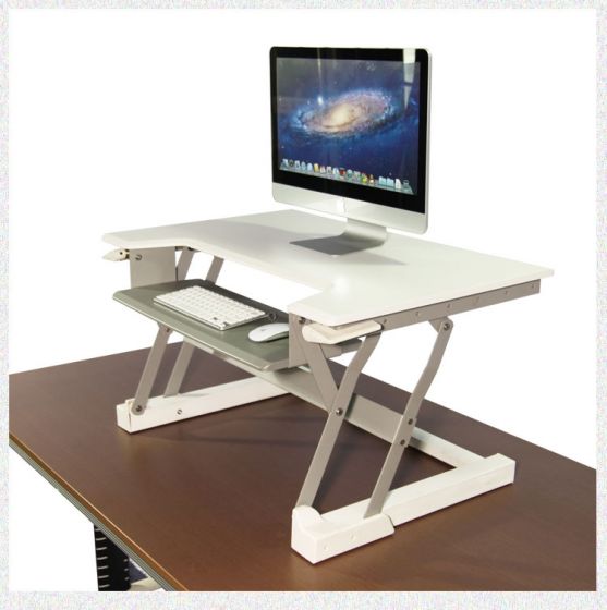 Chic Height Adjustable Standing Desk Converter,Prevention Of Cervical  Spondylosis Stand up Desk sit stand desk converter