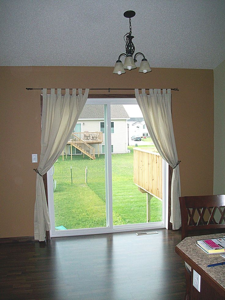 Through patio curtains, you can decorate your home