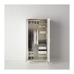 Chic IKEA ANEBODA wardrobe Adjustable hinges ensure that the doors hang straight. ikea aneboda wardrobe armoire white