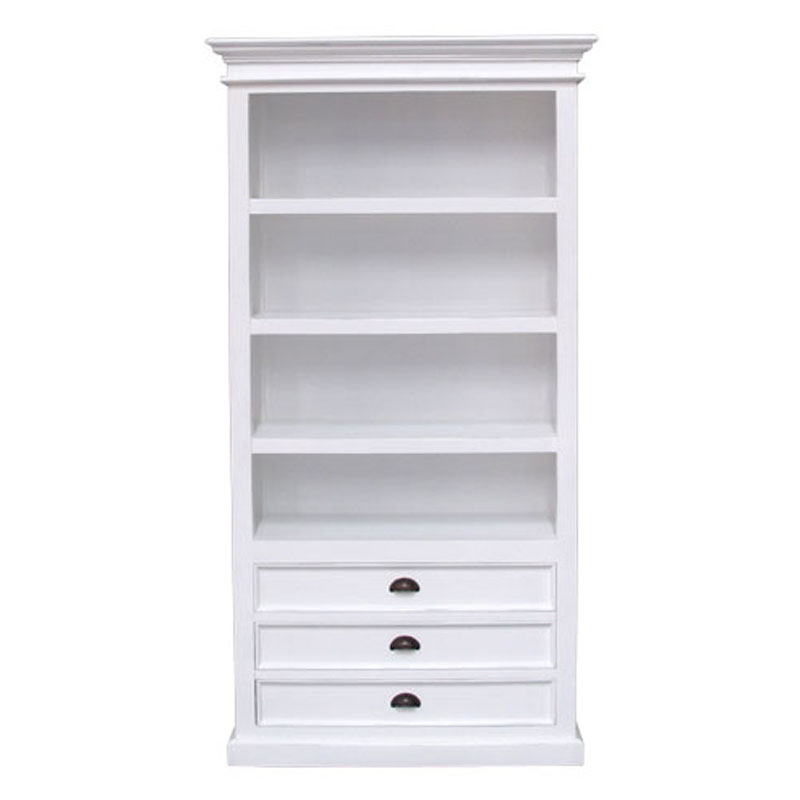 Chic Image of: Tall White Bookcase Wooden Bookcases for The Home tall white bookcase