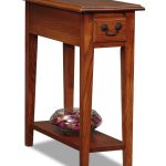 Chic Leick Chairside Small End Table-Medium finish - Home - Furniture - Living small end tables for living room
