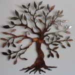 Chic Olive Tree --Tree of Life Metal Wall Art Decor metal tree wall decor
