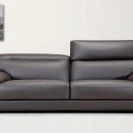 Chic Original Italian leather sofa , with stainless steel ornament on arm italian leather sofas