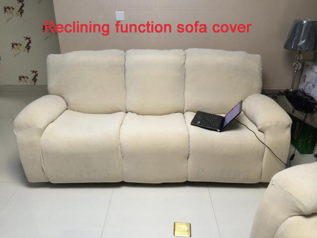 Chic Slipcover reclining function sofa cover can shake slip resistant stretch  slipcover(China slipcover for reclining sofa