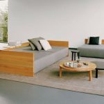 Chic wooden sofa set simple sofa design