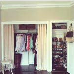 Amazing Install moulding, remove doors and use curtains instead. Donu0027t have doors on closet door curtains