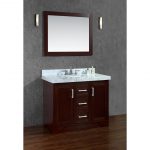 Compact Ariel Bath Ashbury 42 Single Bathroom Vanity Set with Mirror bathroom vanity sets