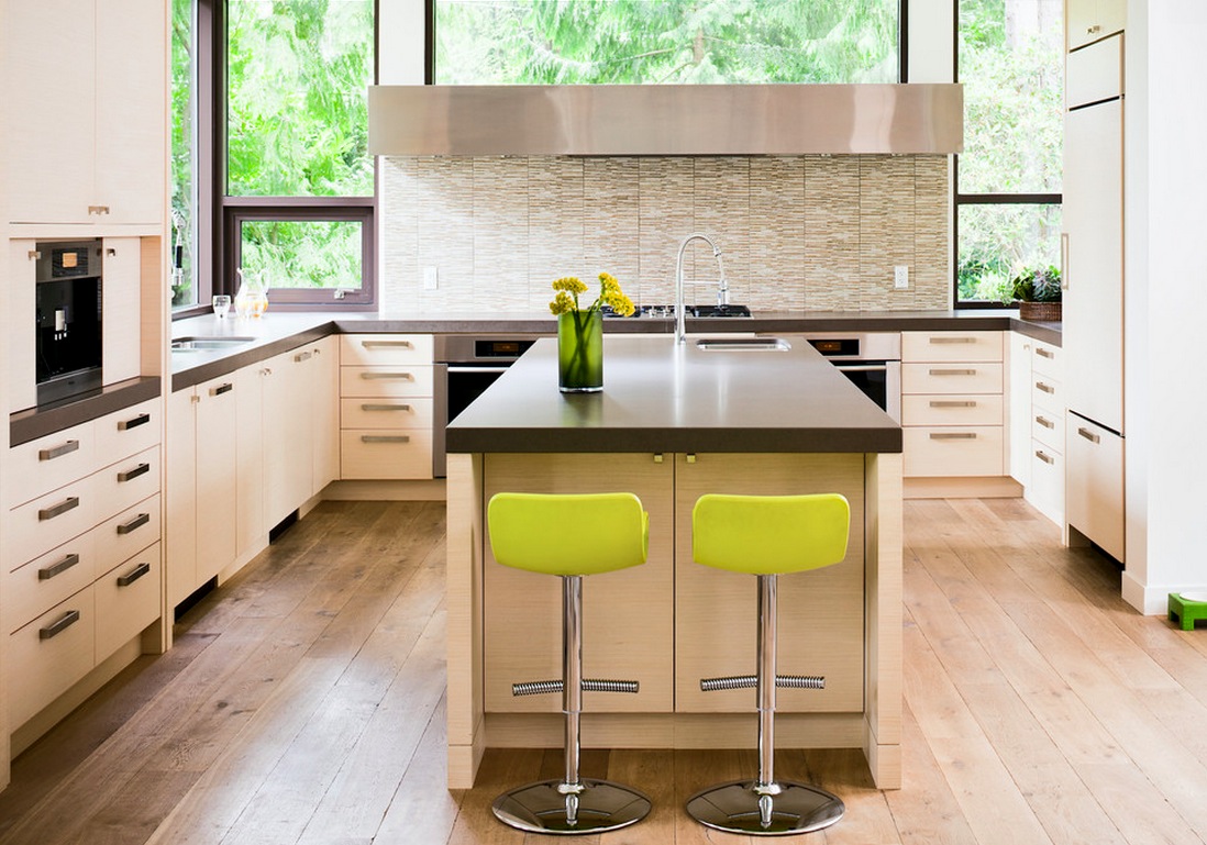 Compact contemporary home kitchen contemporary home interior design