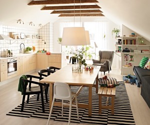 Compact Dining Room Designs · Scandinavian-style ... interior decoration of dining room
