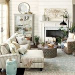 Compact Elegant French Country Living Room. I love the plaque above the mantle! I french country living room ideas