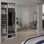 Compact Mirror Door White Edge | Sliding Wardrobe Doors | Doors u0026 Joinery mirrored sliding wardrobe